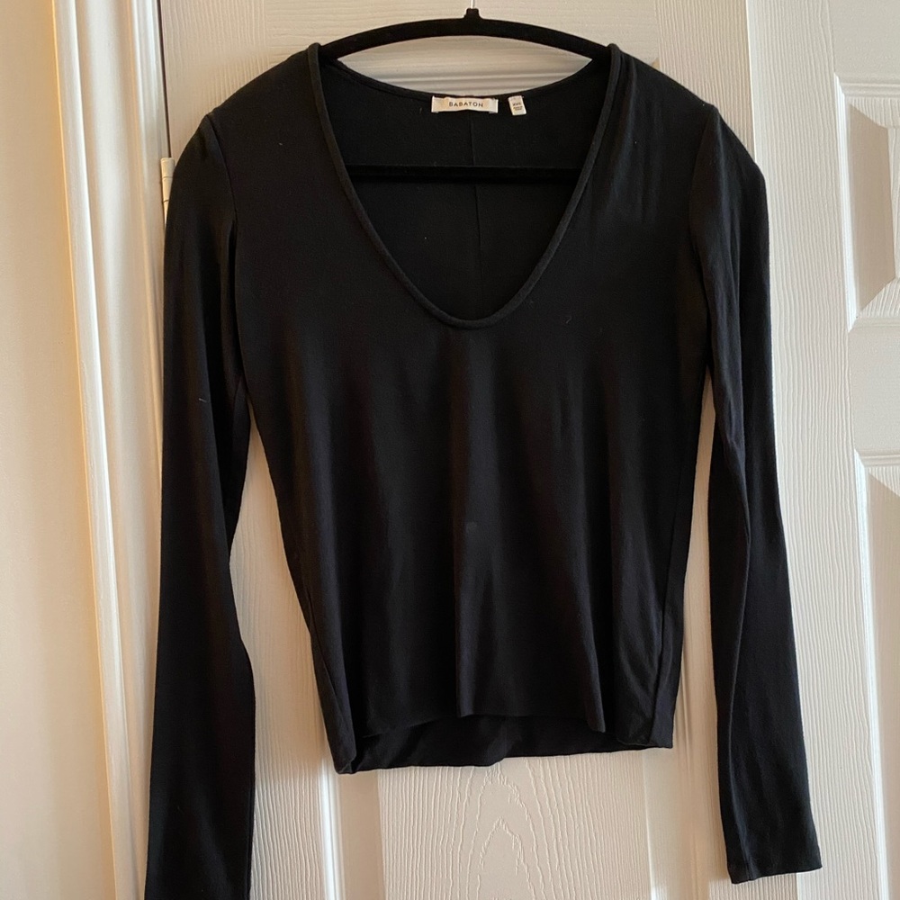 Sexy long sleeve babaton top